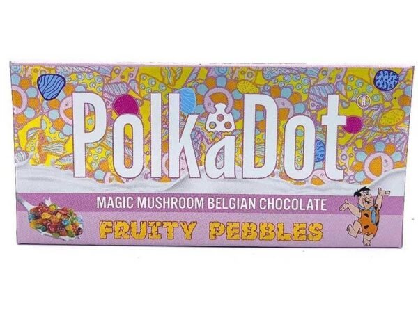 polka dot mushroom chocolate bars